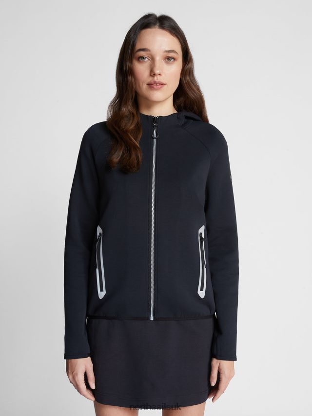 Women Black Clothing 4D6N1532 North Sails RECYCLED SCUBA SWEATSHIRT