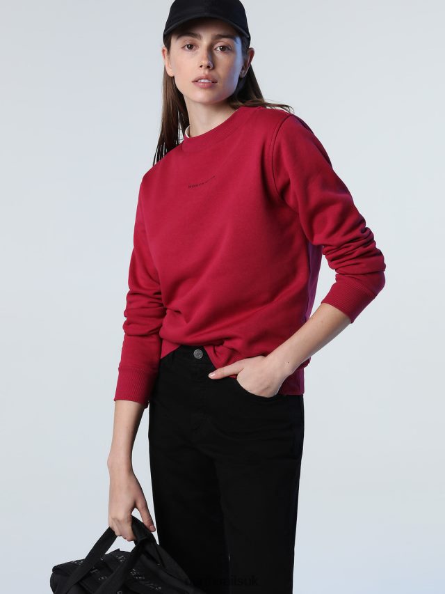 Women Deep cherry Clothing 4D6N1418 North Sails CREW-NECK SWEATSHIRT