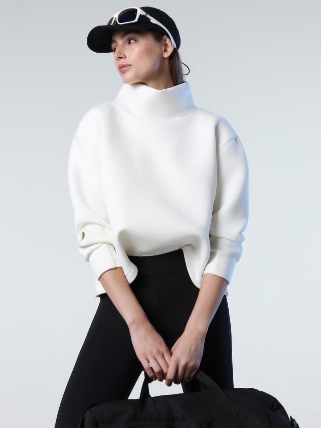 Women Marshmallow Clothing 4D6N1387 North Sails SCUBA SWEATSHIRT