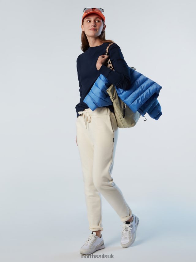 Women Navy blue Clothing 4D6N597 North Sails SWEATSHIRT WITH CHEST PRINT