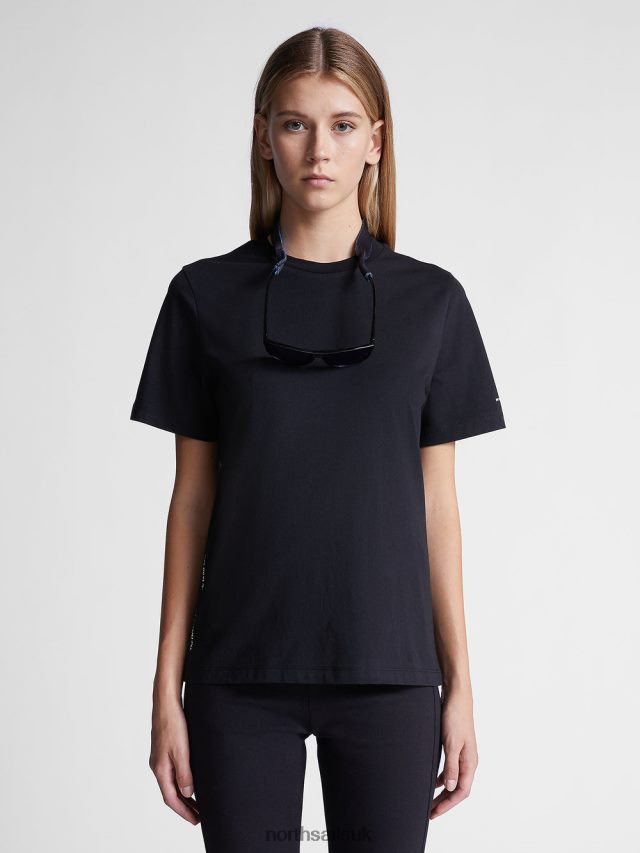 Women Black Clothing 4D6N1549 North Sails ORGANIC COTTON T-SHIRT