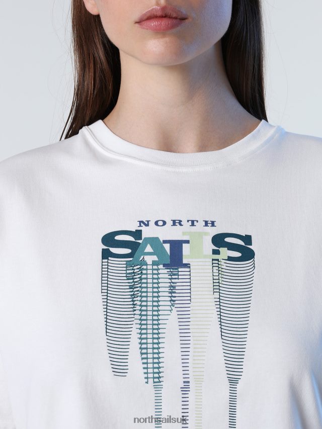 Women Combo 1 Clothing 4D6N1402 North Sails T-SHIRT WITH GRAPHIC PRINT