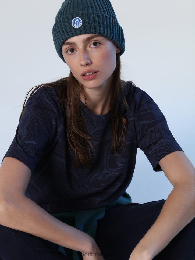 Women Combo 2 Clothing 4D6N1403 North Sails T-SHIRT WITH GRAPHIC PRINT