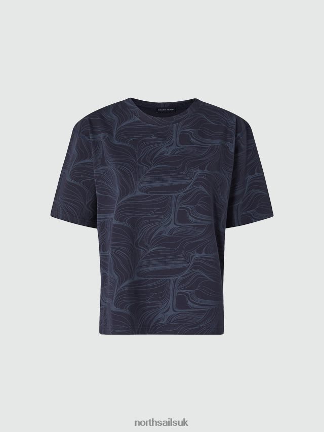 Women Combo 2 Clothing 4D6N1403 North Sails T-SHIRT WITH GRAPHIC PRINT