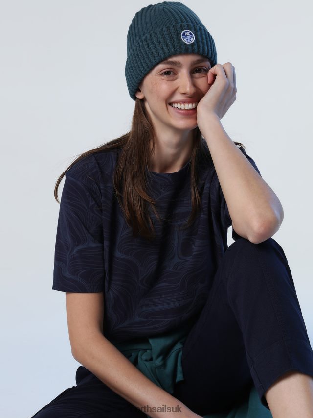 Women Combo 2 Clothing 4D6N1403 North Sails T-SHIRT WITH GRAPHIC PRINT