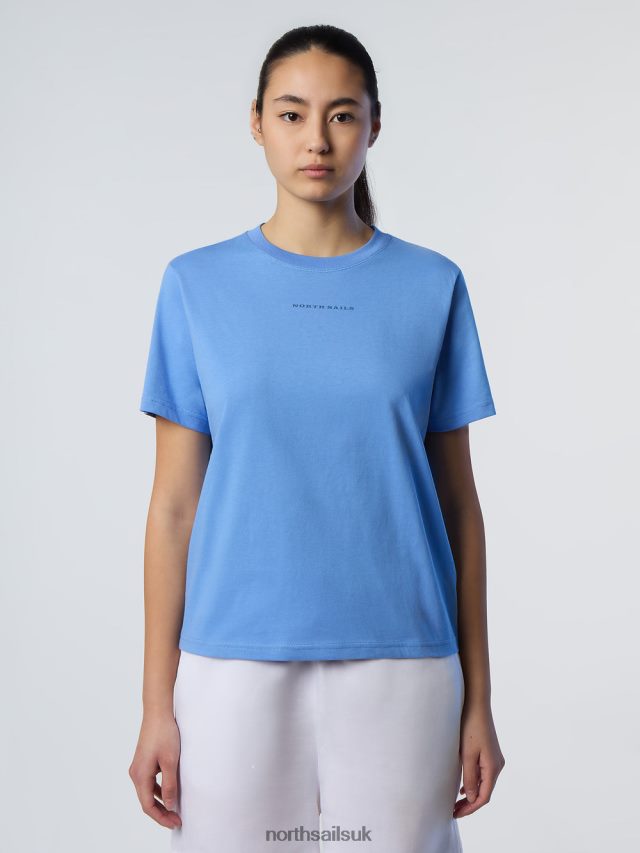 Women Cornflower blue Clothing 4D6N556 North Sails ORGANIC COTTON T-SHIRT