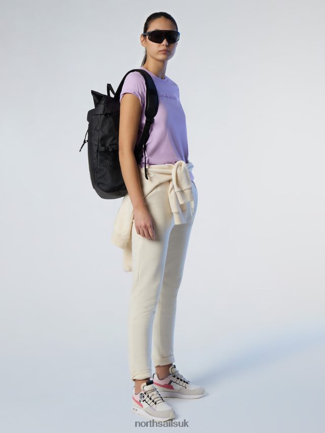 Women Lilac bloom Clothing 4D6N559 North Sails T-SHIRT WITH EMBROIDERY