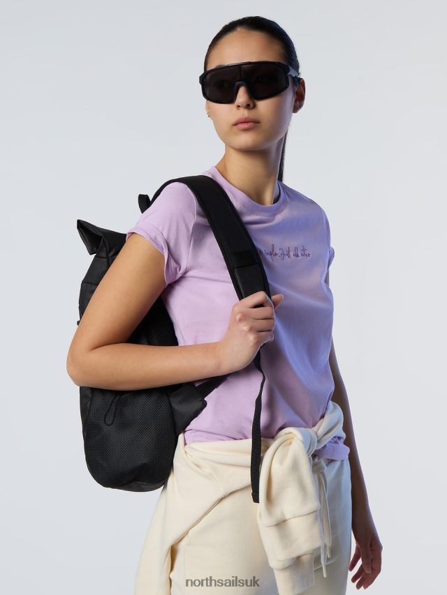 Women Lilac bloom Clothing 4D6N559 North Sails T-SHIRT WITH EMBROIDERY