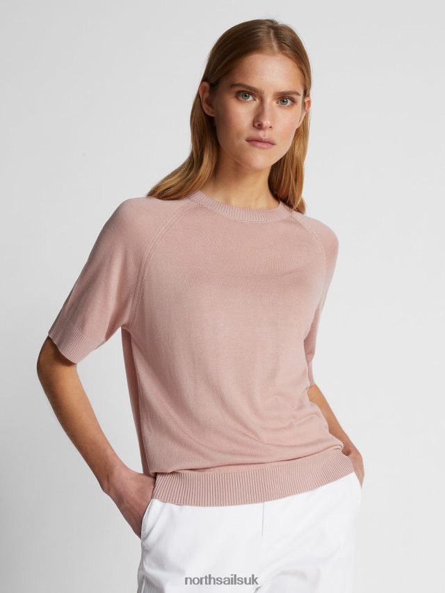 Women Woodrose Clothing 4D6N1458 North Sails JERSEY T-SHIRT