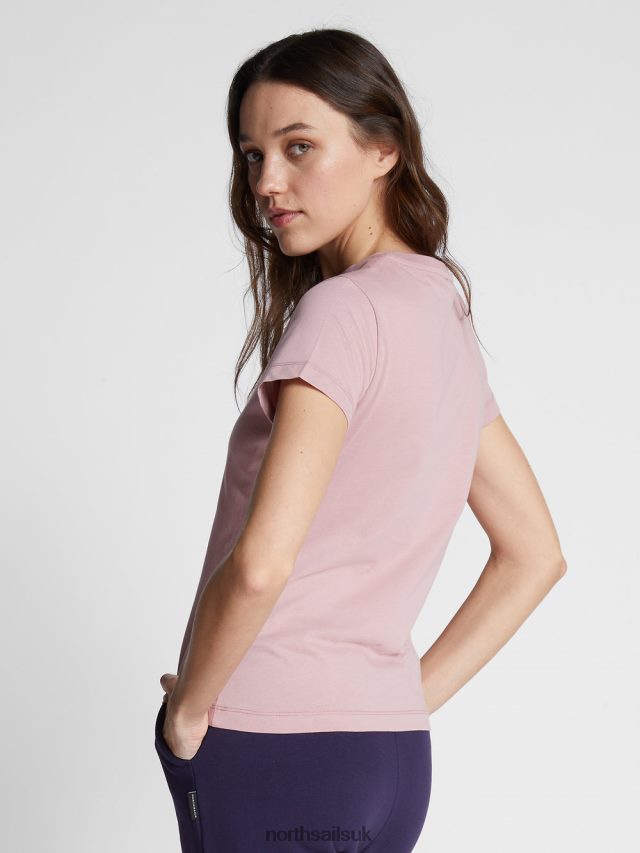 Women Woodrose Clothing 4D6N1492 North Sails T-SHIRT WITH LETTERING