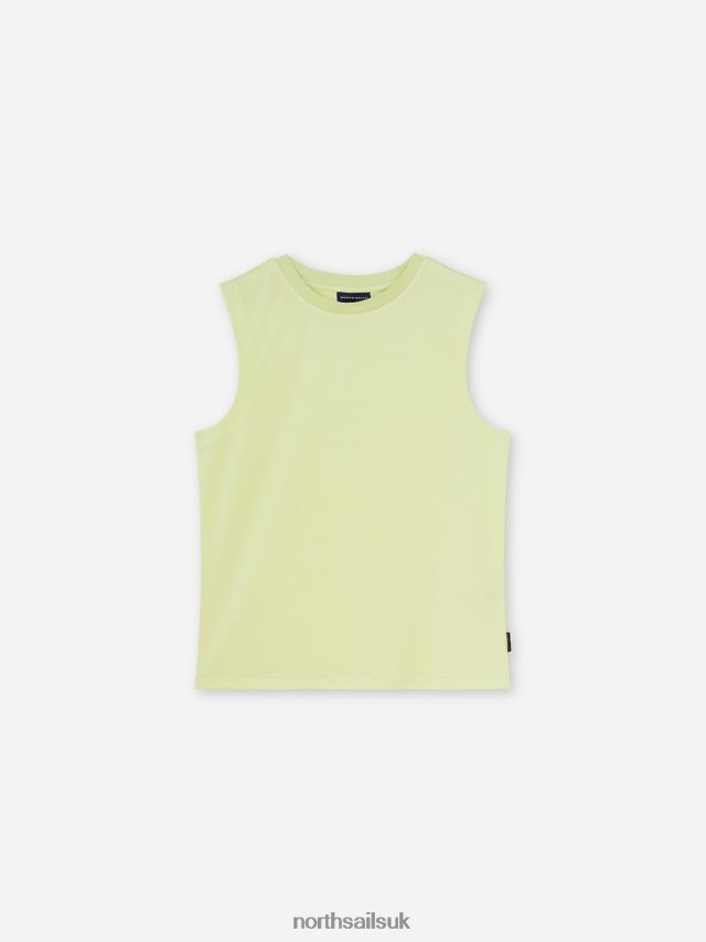 Women Light sulphur Clothing 4D6N1469 North Sails OYSTER SHELL TANK TOP