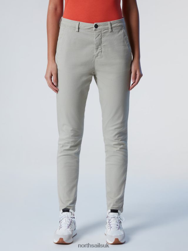 Women Agate grey Clothing 4D6N615 North Sails ORGANIC COTTON CHINOS
