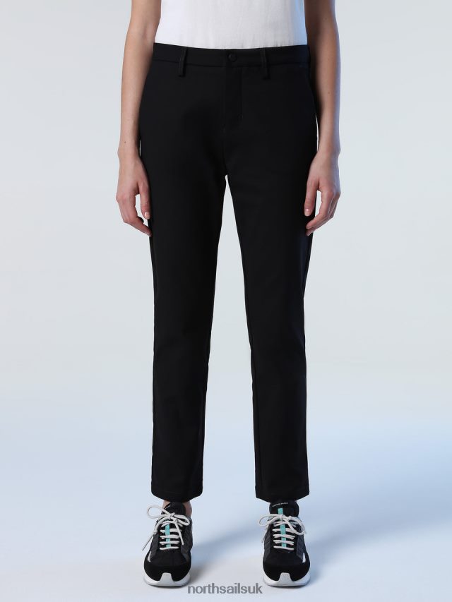 Women Black Clothing 4D6N1433 North Sails REGULAR-FIT CHINOS