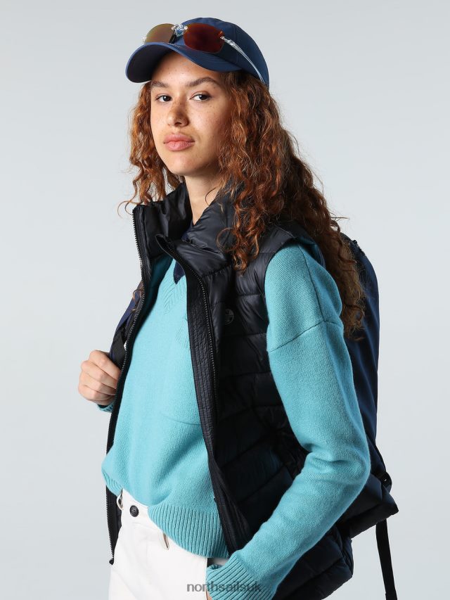Women Black Clothing 4D6N1443 North Sails FLAM VEST