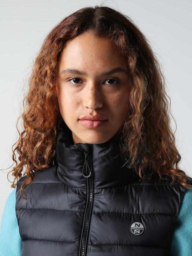 Women Black Clothing 4D6N1443 North Sails FLAM VEST