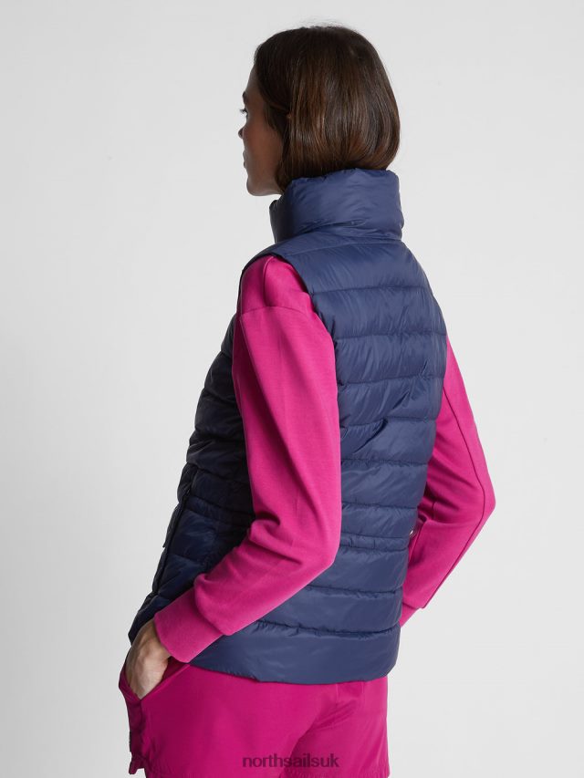 Women Midnight blue Clothing 4D6N1519 North Sails RHEA GILET