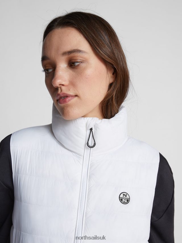 Women White Clothing 4D6N1516 North Sails RHEA GILET