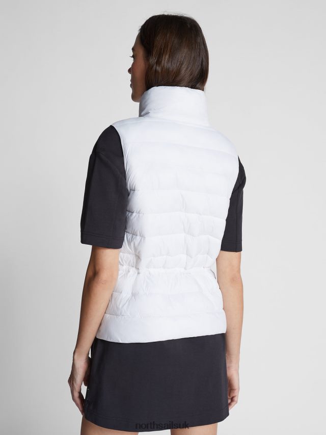 Women White Clothing 4D6N1516 North Sails RHEA GILET