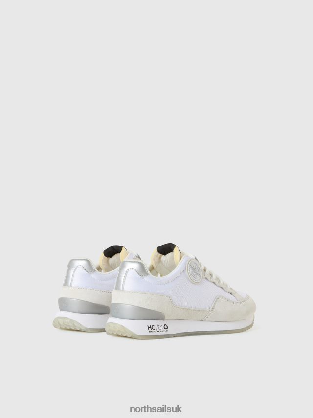 Women White Footwear 4D6N655 North Sails HITCH PURE SNEAKER
